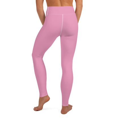 CS0047 - 02013 - Love Skiing/Women's Yoga Leggings (Matching Pink)