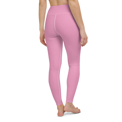 CS0047 - 02013 - Love Skiing/Women's Yoga Leggings (Matching Pink)