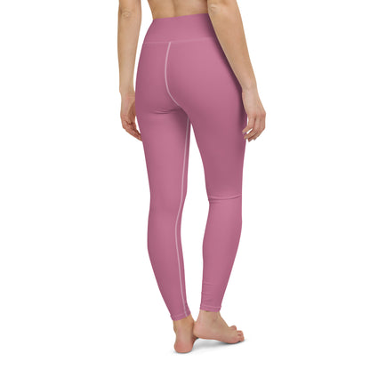 CS0047 - 02013 - Love Skiing/Women's Yoga Leggings (Matching Mauve)