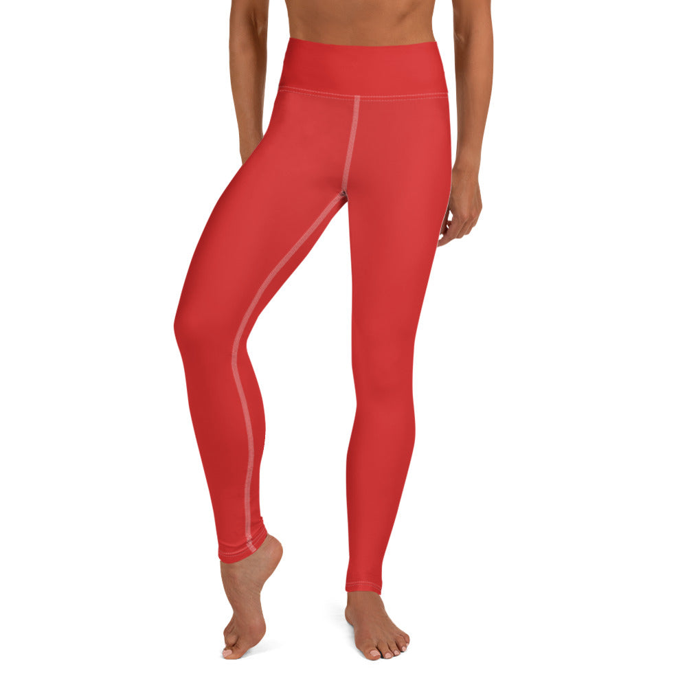 CS0039 - 02013 - Bumpin' and Jumpin' Yoga Leggings (Red)