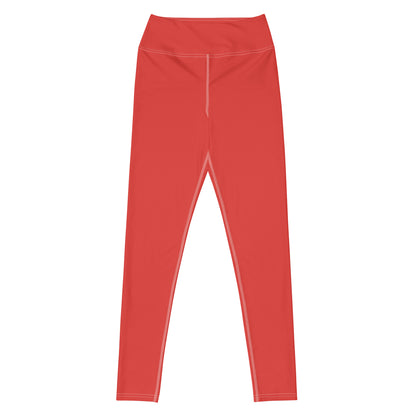 CS0030 - 02013 - SKI Tracks Yoga Leggings (Matching Red)