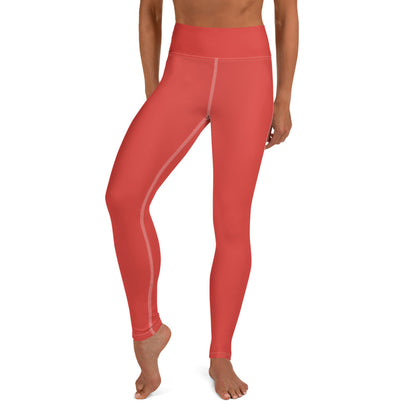 CS0030 - 02013 - SKI Tracks Yoga Leggings (Matching Red)