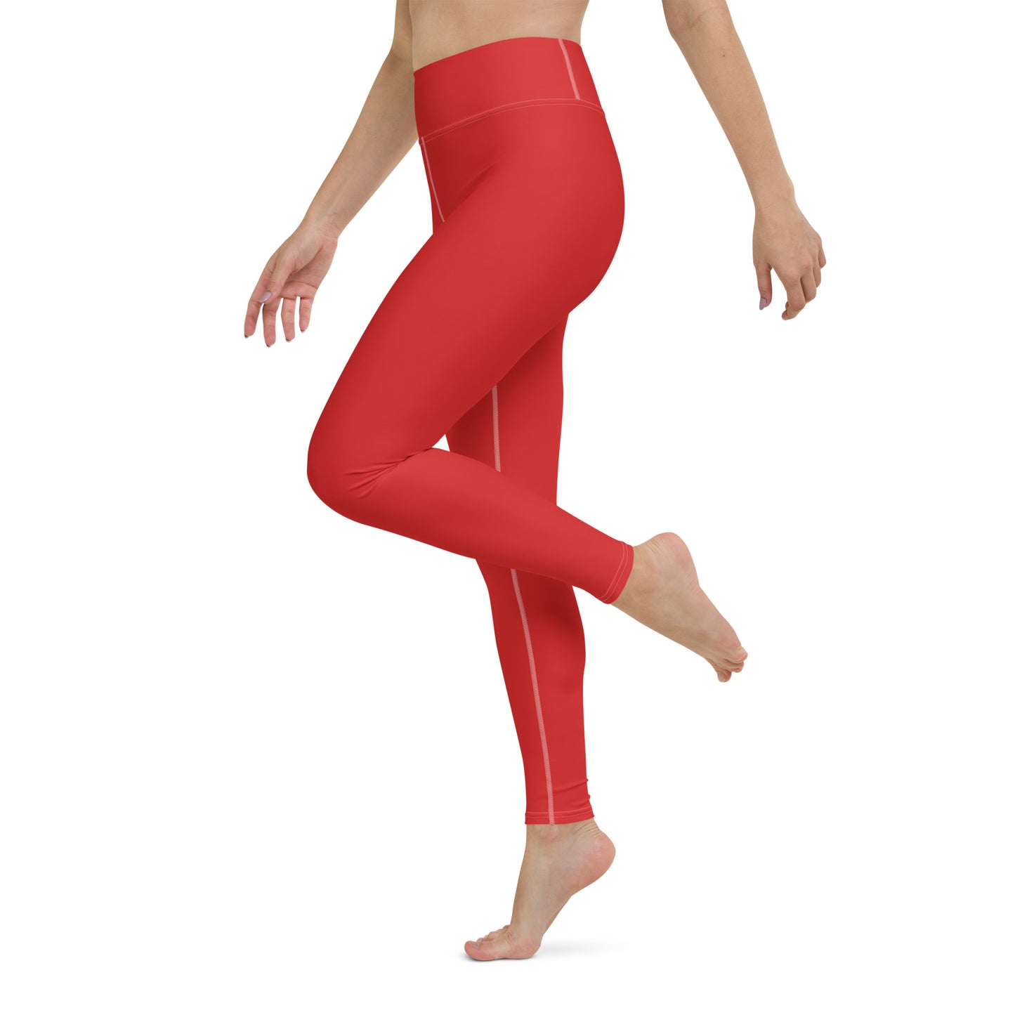 CS0039 - 02013 - Bumpin' and Jumpin' Yoga Leggings (Red)