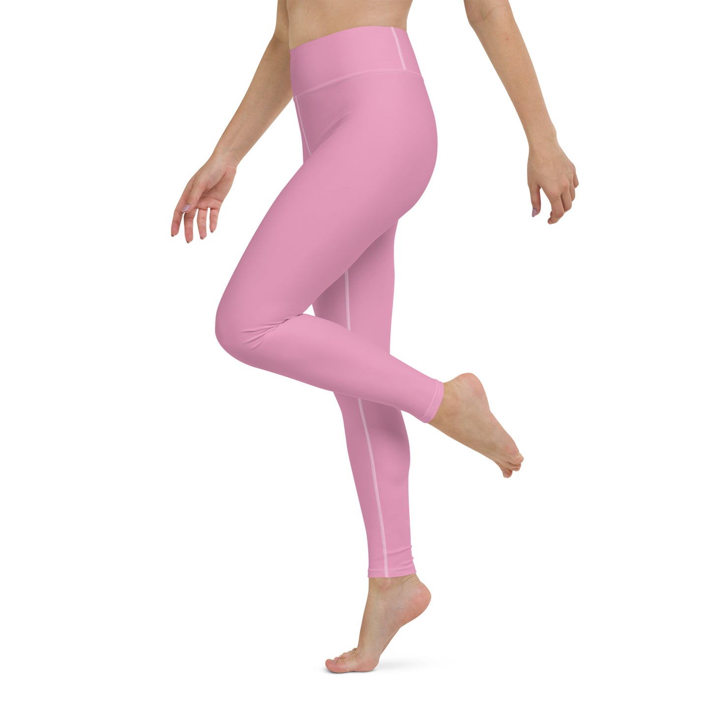 CS0047 - 02013 - Love Skiing/Women's Yoga Leggings (Matching Pink)