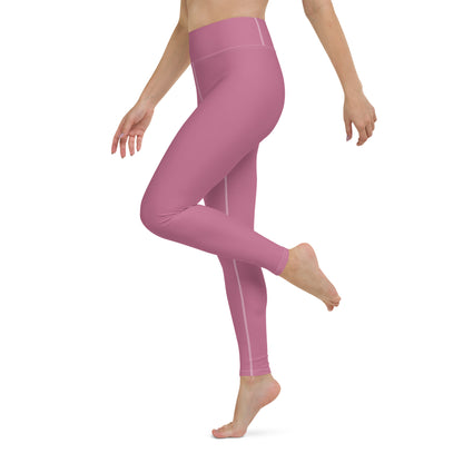 CS0047 - 02013 - Love Skiing/Women's Yoga Leggings (Matching Mauve)