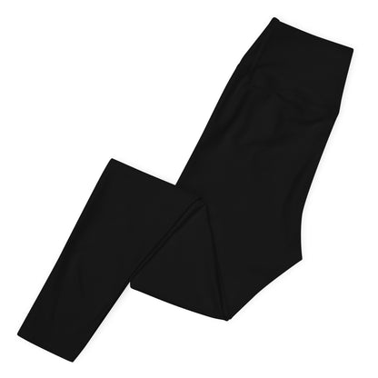 CS0038 - 02013 Steep & Deep Women's Yoga Leggings (Matching Black)