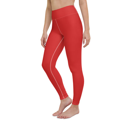 CS0039 - 02013 - Bumpin' and Jumpin' Yoga Leggings (Red)