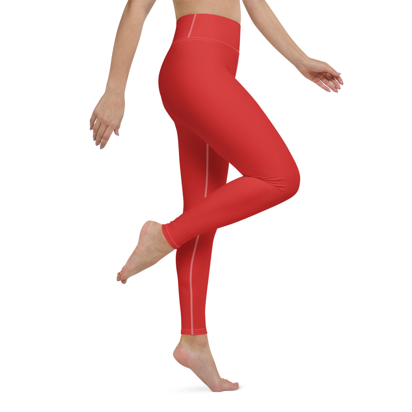 CS0039 - 02013 - Bumpin' and Jumpin' Yoga Leggings (Red)