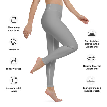 CS0008 - 02013 - Smack Ski Club Yoga Leggings (Matching Gray)