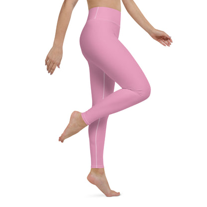 CS0047 - 02013 - Love Skiing/Women's Yoga Leggings (Matching Pink)