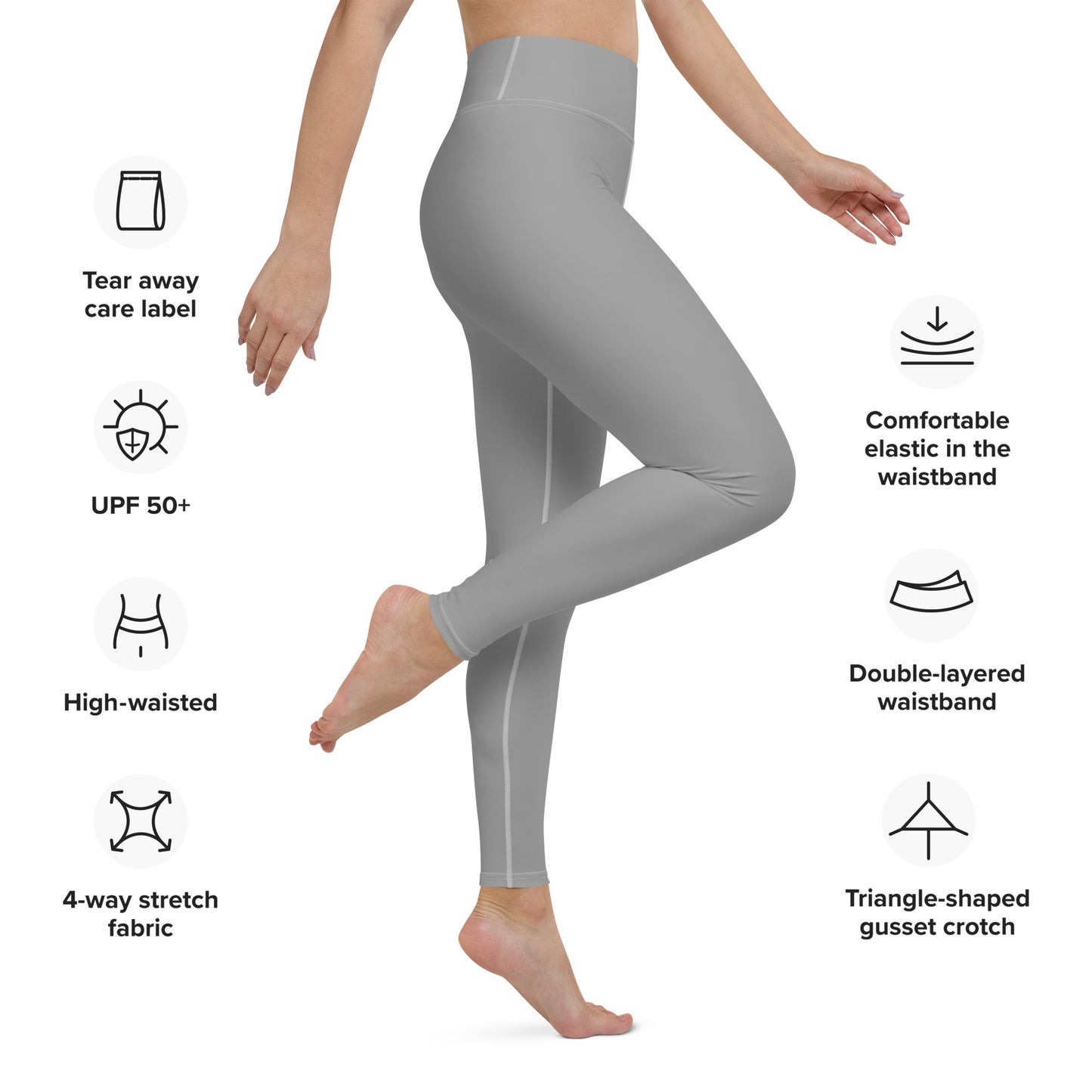 CS0069 - 02013 - KISS/SKI Yoga Leggings (Matching Gray)