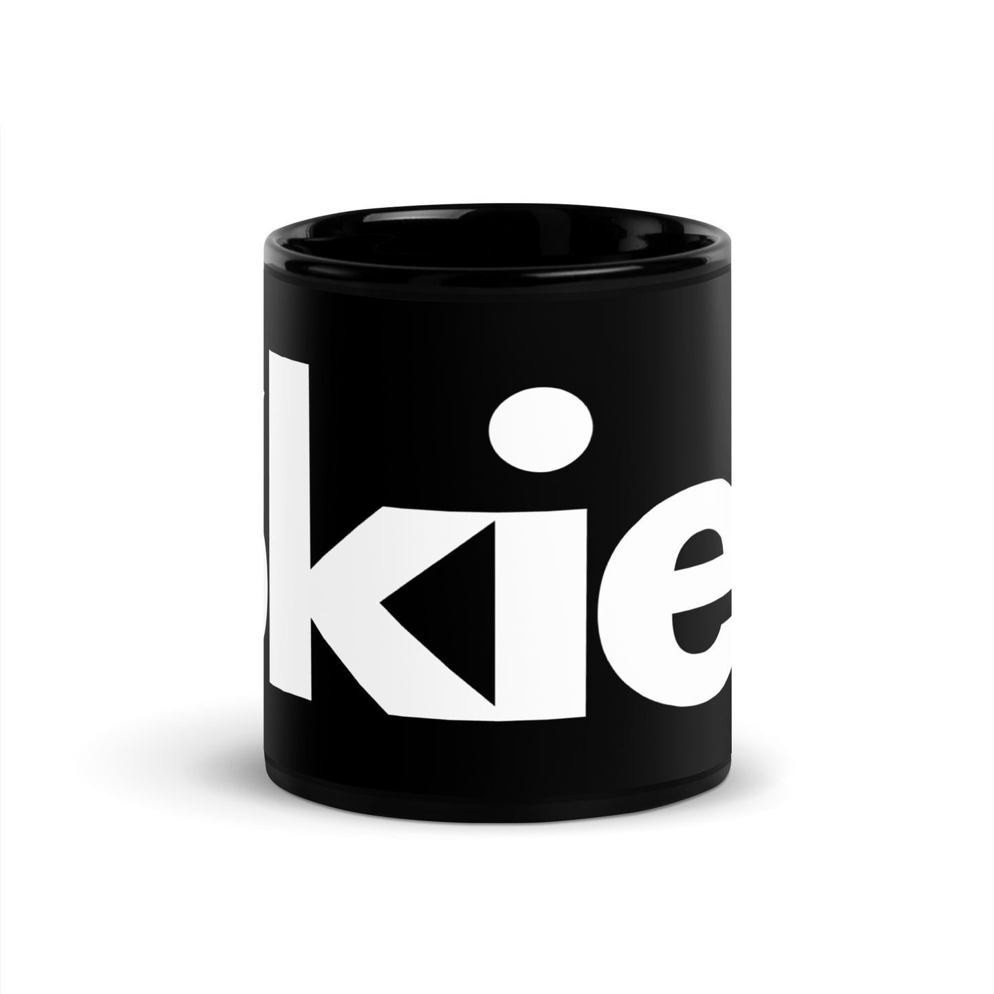 CS0020 - 06002 - Skier Black Glossy Mug