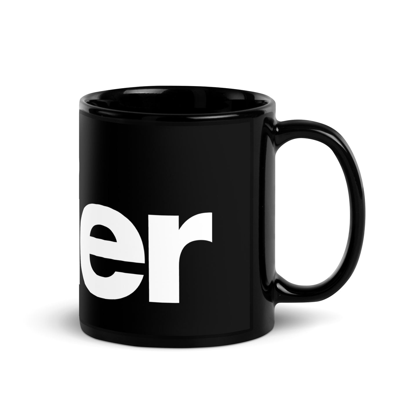 CS0020 - 06002 - Skier Black Glossy Mug