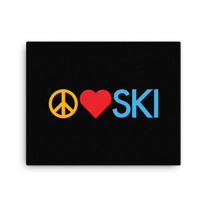 CS0026 - 06008 - Peace | Love | SKI Canvas