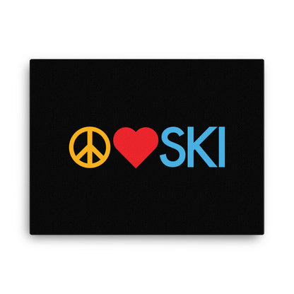 CS0026 - 06008 - Peace | Love | SKI Canvas