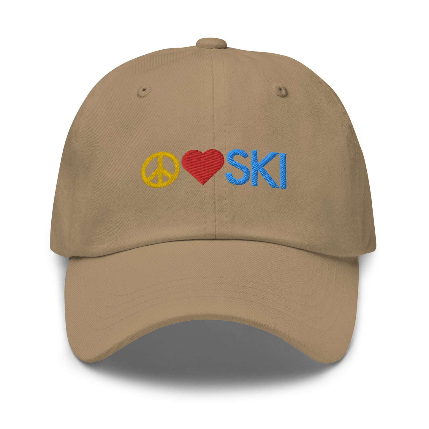 CS0026 - 04002 -  Peace | Love | SKI Dad hat