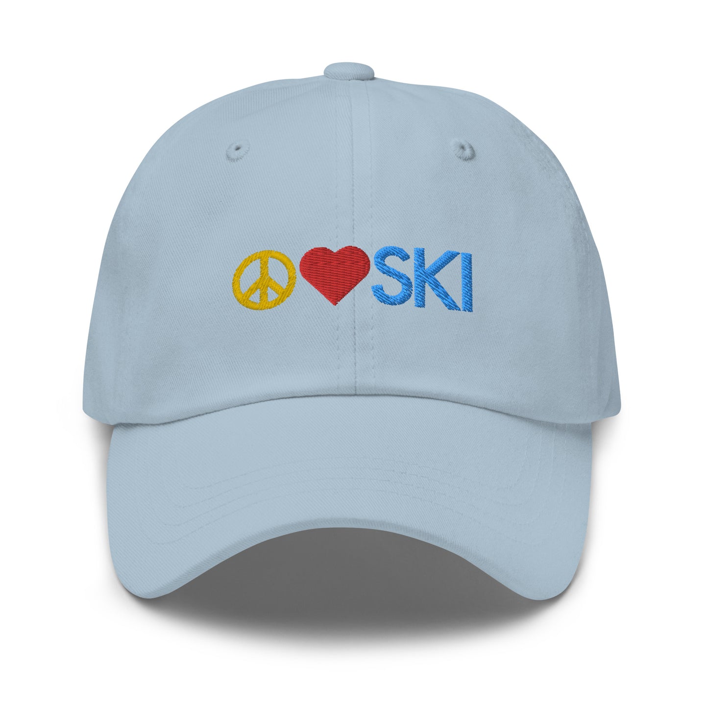 CS0026 - 04002 -  Peace | Love | SKI Dad hat