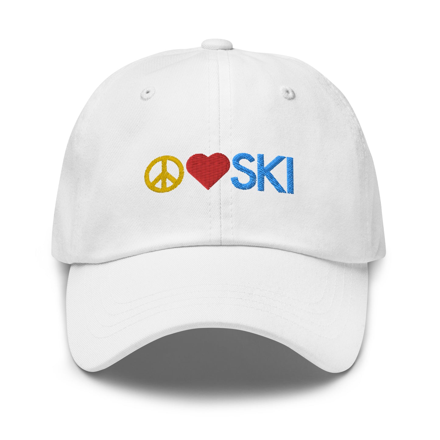 CS0026 - 04002 -  Peace | Love | SKI Dad hat