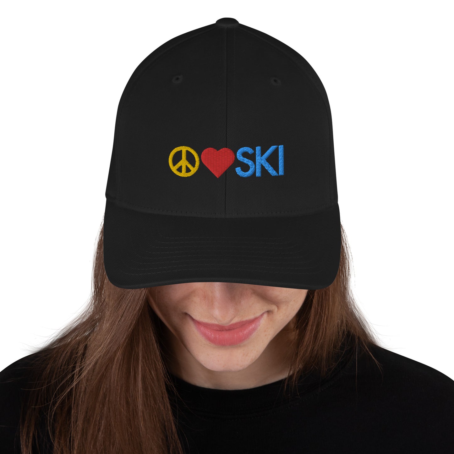 CS0026 - 04002 - Peace | Love | SKI  Structured Twill Cap