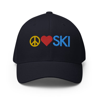 CS0026 - 04002 - Peace | Love | SKI  Structured Twill Cap