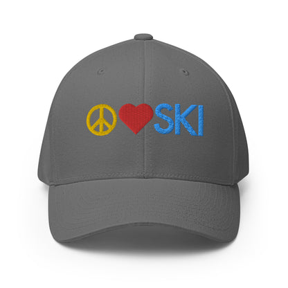 CS0026 - 04002 - Peace | Love | SKI  Structured Twill Cap