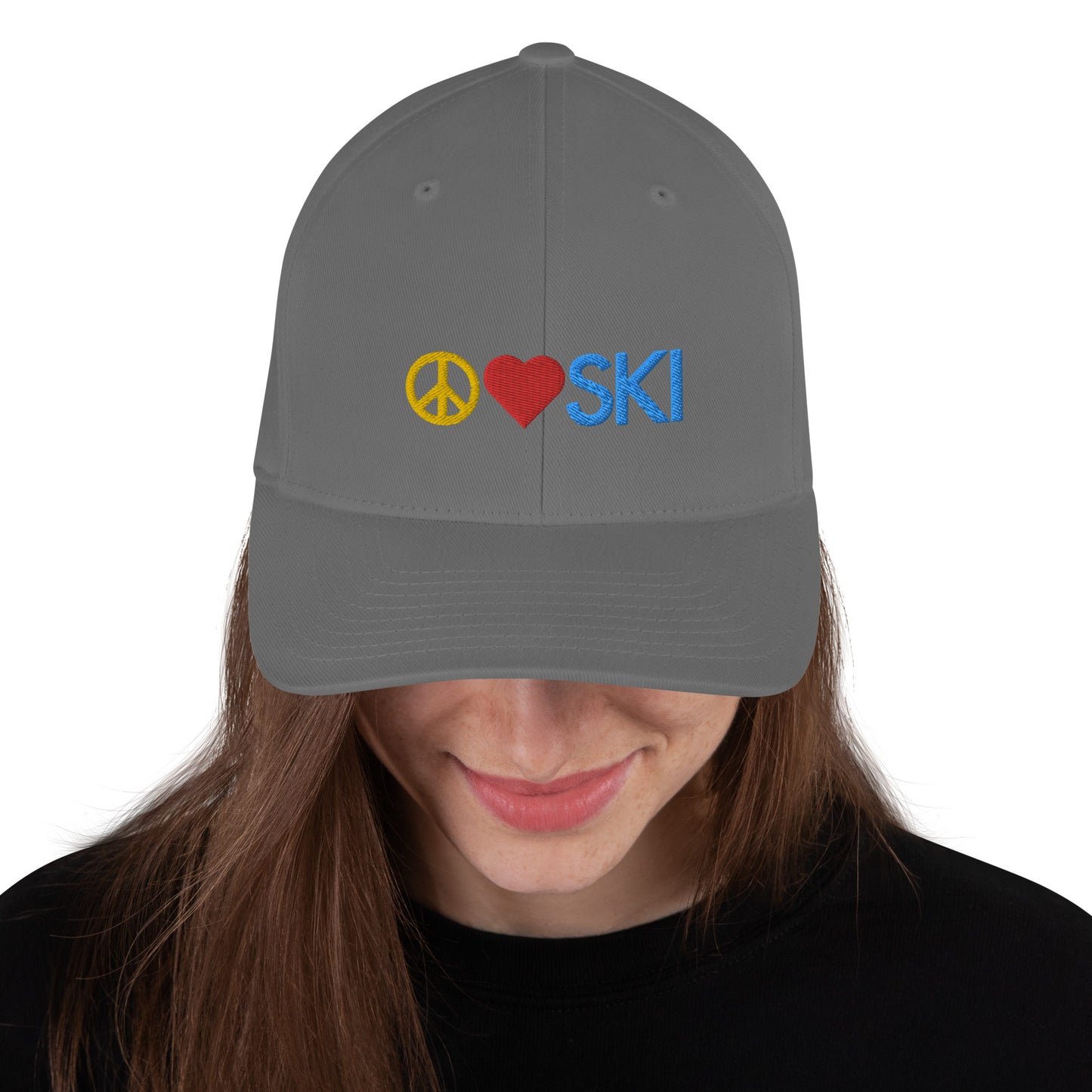 CS0026 - 04002 - Peace | Love | SKI  Structured Twill Cap