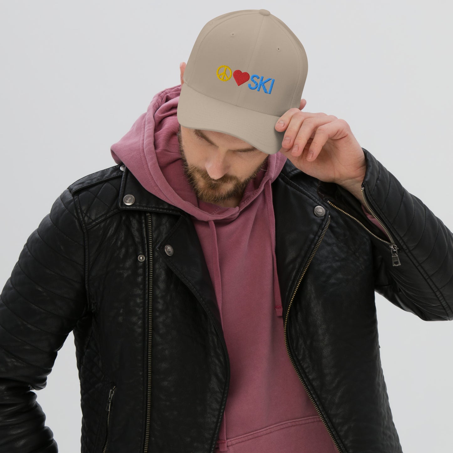 CS0026 - 04002 - Peace | Love | SKI  Structured Twill Cap