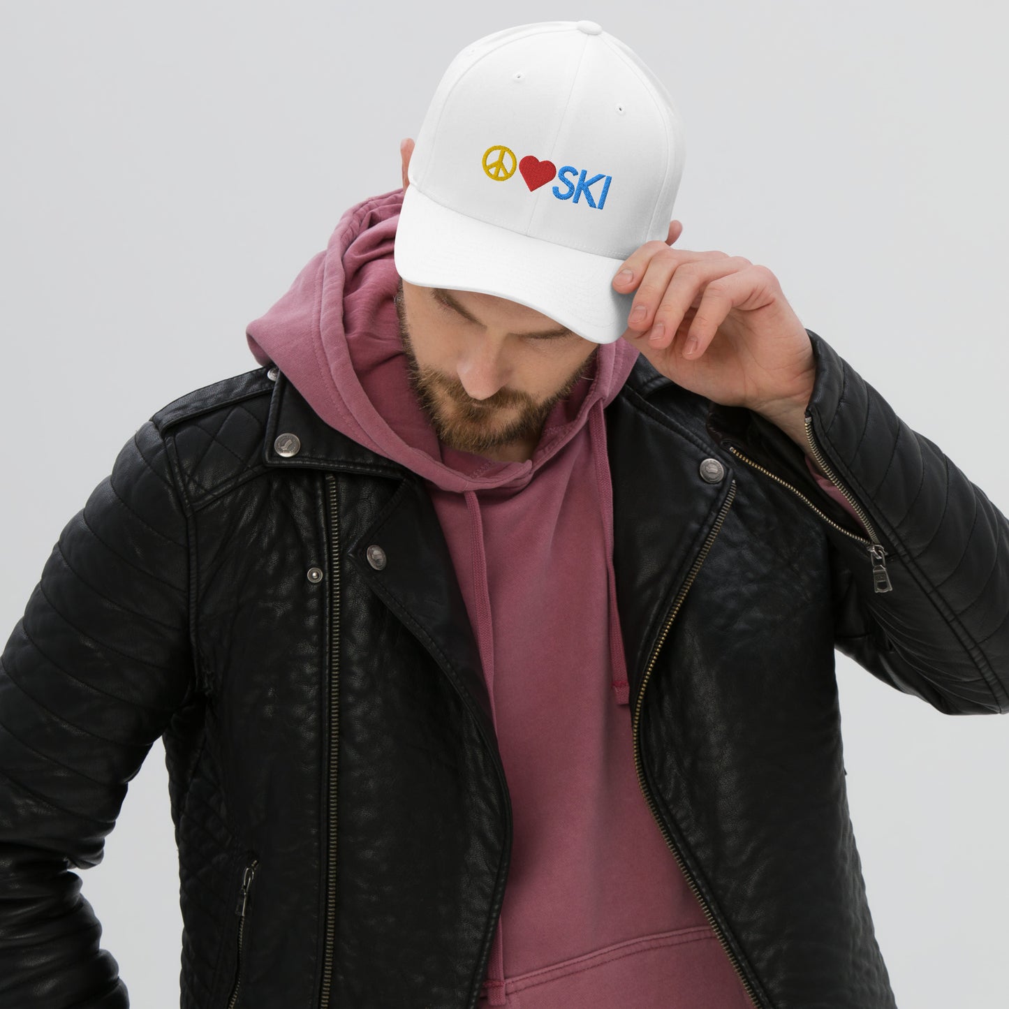 CS0026 - 04002 - Peace | Love | SKI  Structured Twill Cap