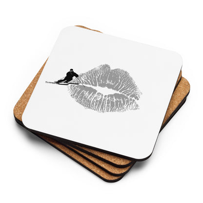 CS0069 - 06002 - KISS/SKI Cork-back coaster