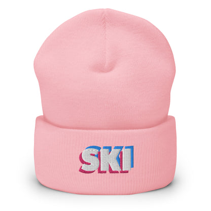 CS0058 - 04001 - 3D SKI Cuffed Beanie