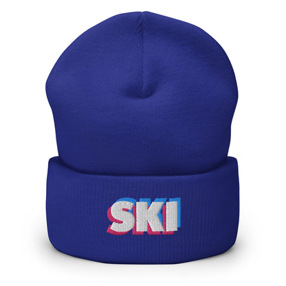 CS0058 - 04001 - 3D SKI Cuffed Beanie