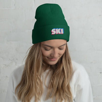 CS0058 - 04001 - 3D SKI Cuffed Beanie