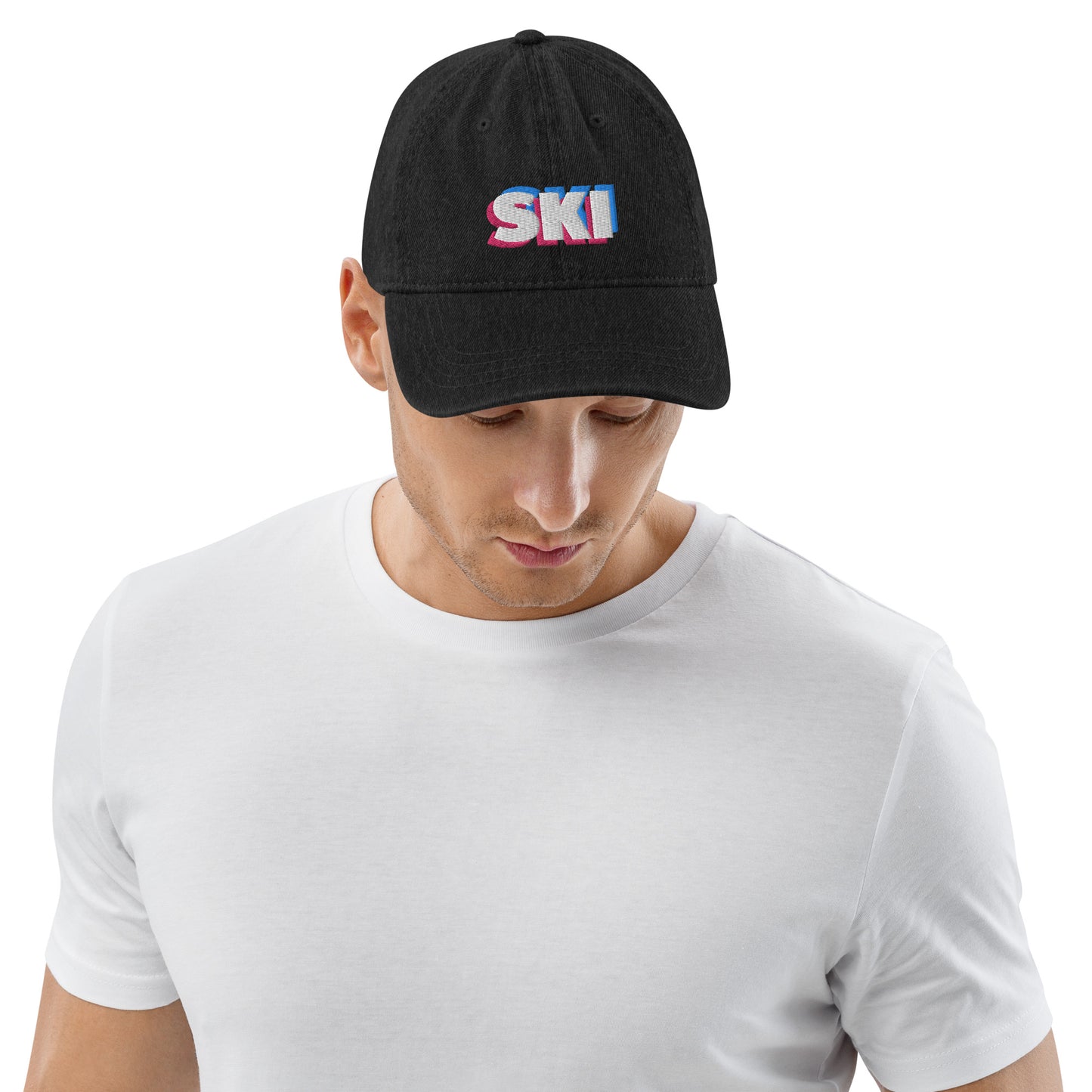 CS0058 - 04002 - 3D SKI Denim Hat