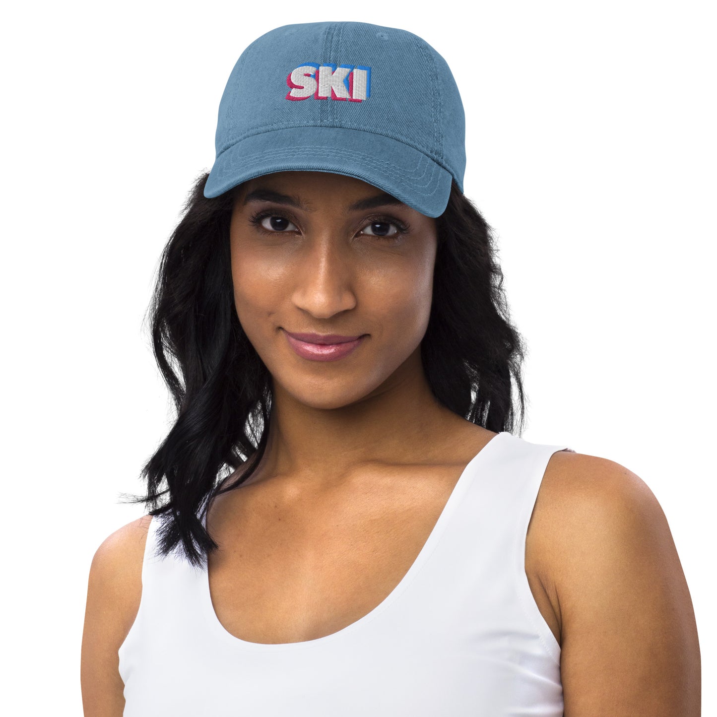 CS0058 - 04002 - 3D SKI Denim Hat