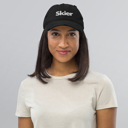 CS0020 - 04002 - Skier Distressed Dad Hat