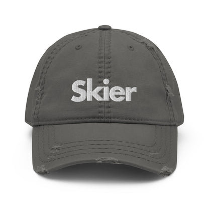 CS0020 - 04002 - Skier Distressed Dad Hat