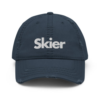 CS0020 - 04002 - Skier Distressed Dad Hat