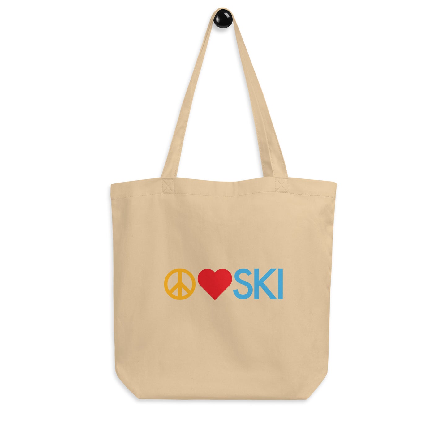 CS0026 - 05001 - Peace | Love | SKI Eco Tote Bag