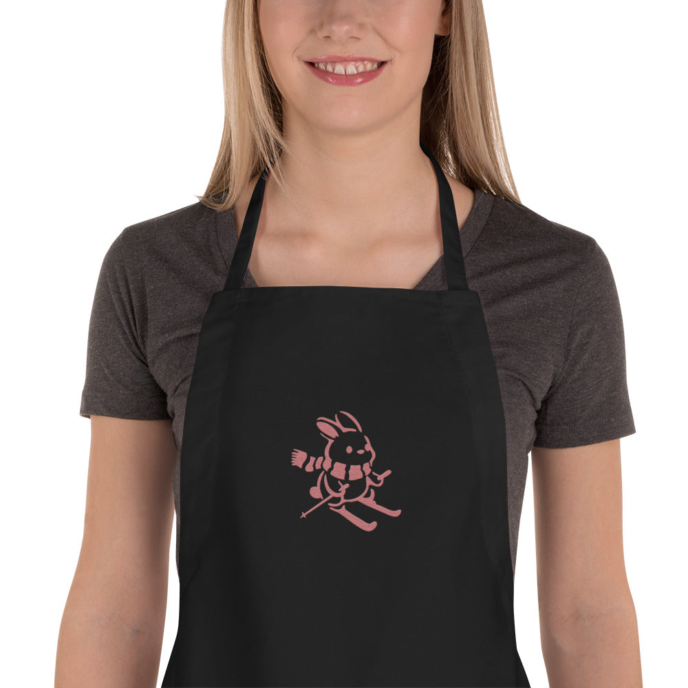 CS0011 - 06001 - Ski Bunny Embroidered Apron