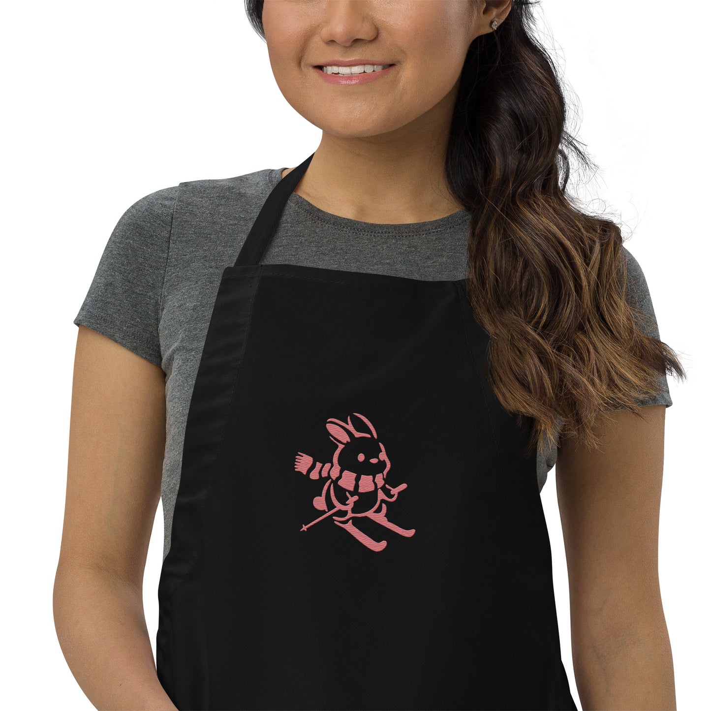 CS0011 - 06001 - Ski Bunny Embroidered Apron