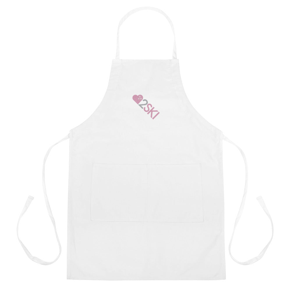 CS0027 - 06001 - LOVE2SKI Embroidered Apron