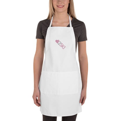 CS0027 - 06001 - LOVE2SKI Embroidered Apron