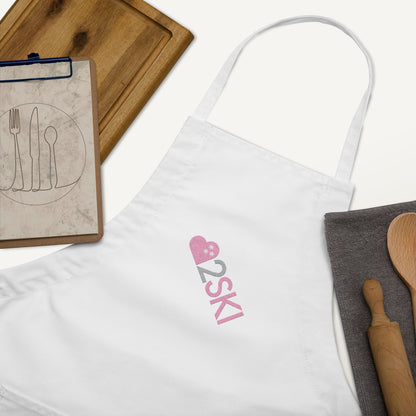 CS0027 - 06001 - LOVE2SKI Embroidered Apron