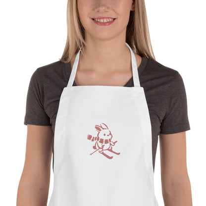 CS0011 - 06001 - Ski Bunny Embroidered Apron