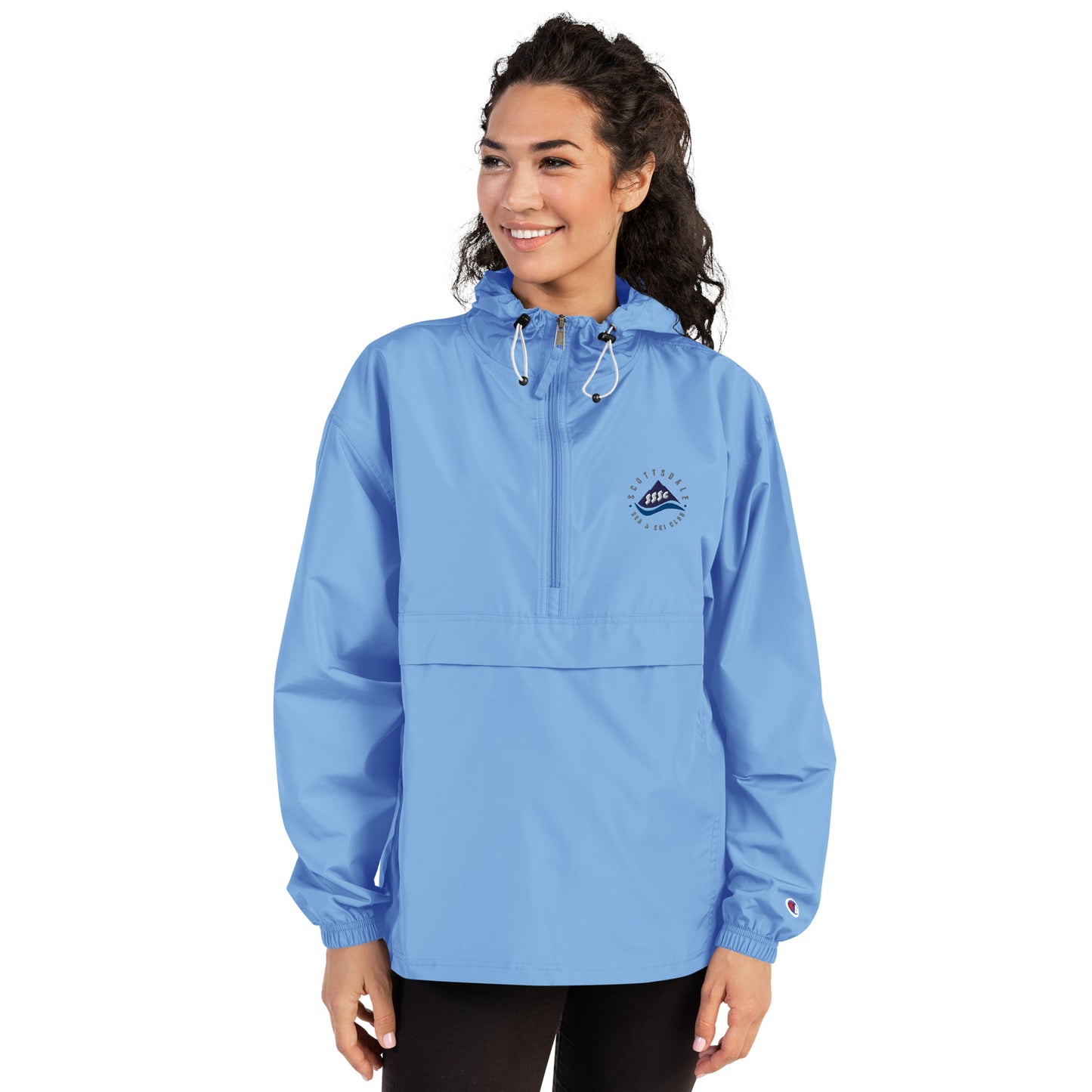 SSASC0081 - 01006 Unisex Embroidered Champion Packable Jacket