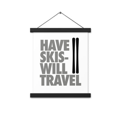 CS0032 - 06008 - Have Skis Will Travel Poster with hangers