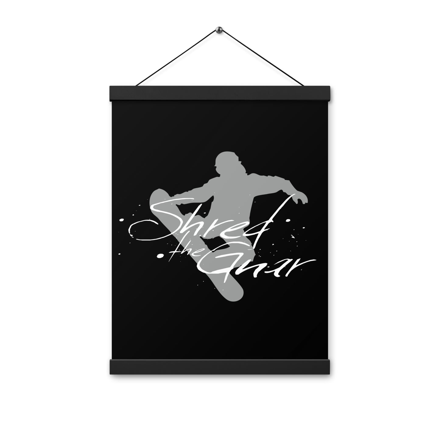 CS0021 - 06008 - Shred the Gnar Poster with hangers