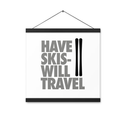 CS0032 - 06008 - Have Skis Will Travel Poster with hangers