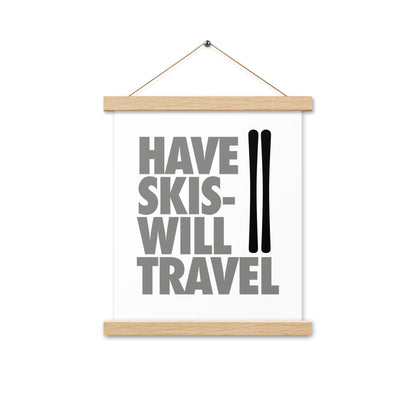 CS0032 - 06008 - Have Skis Will Travel Poster with hangers