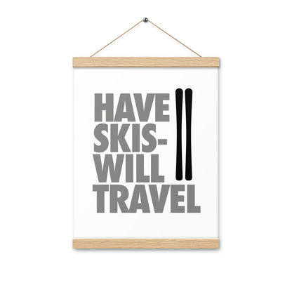 CS0032 - 06008 - Have Skis Will Travel Poster with hangers